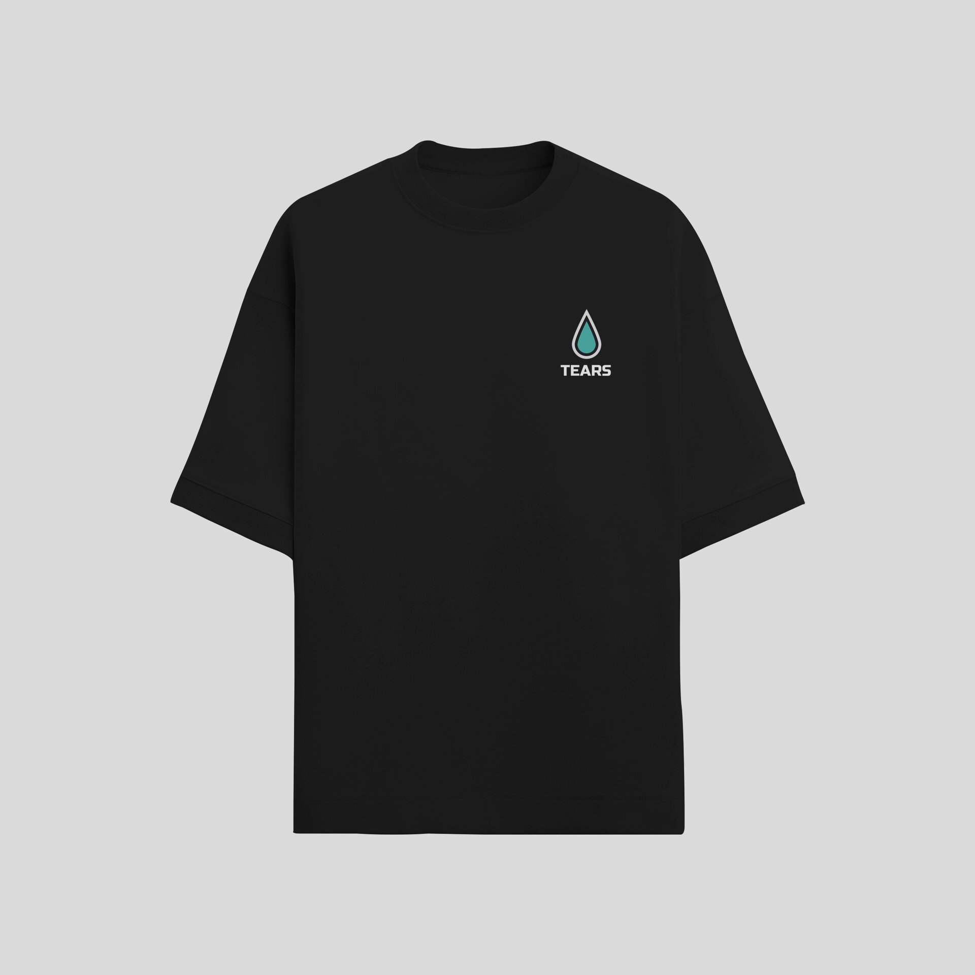 DROP BLACK OVERSIZE T-SHIRT - 2