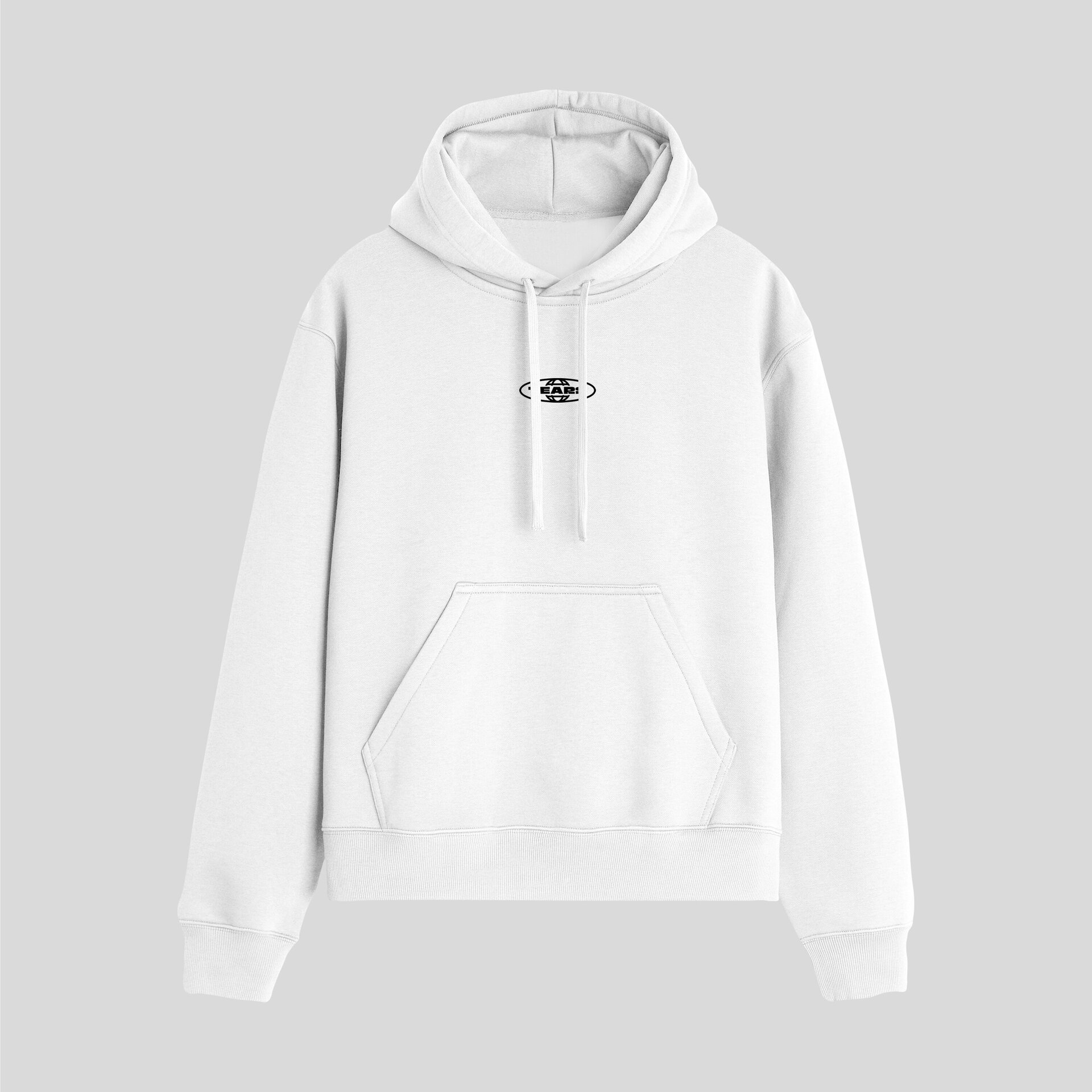 BRUTALIST WHITE HOODIE - 2