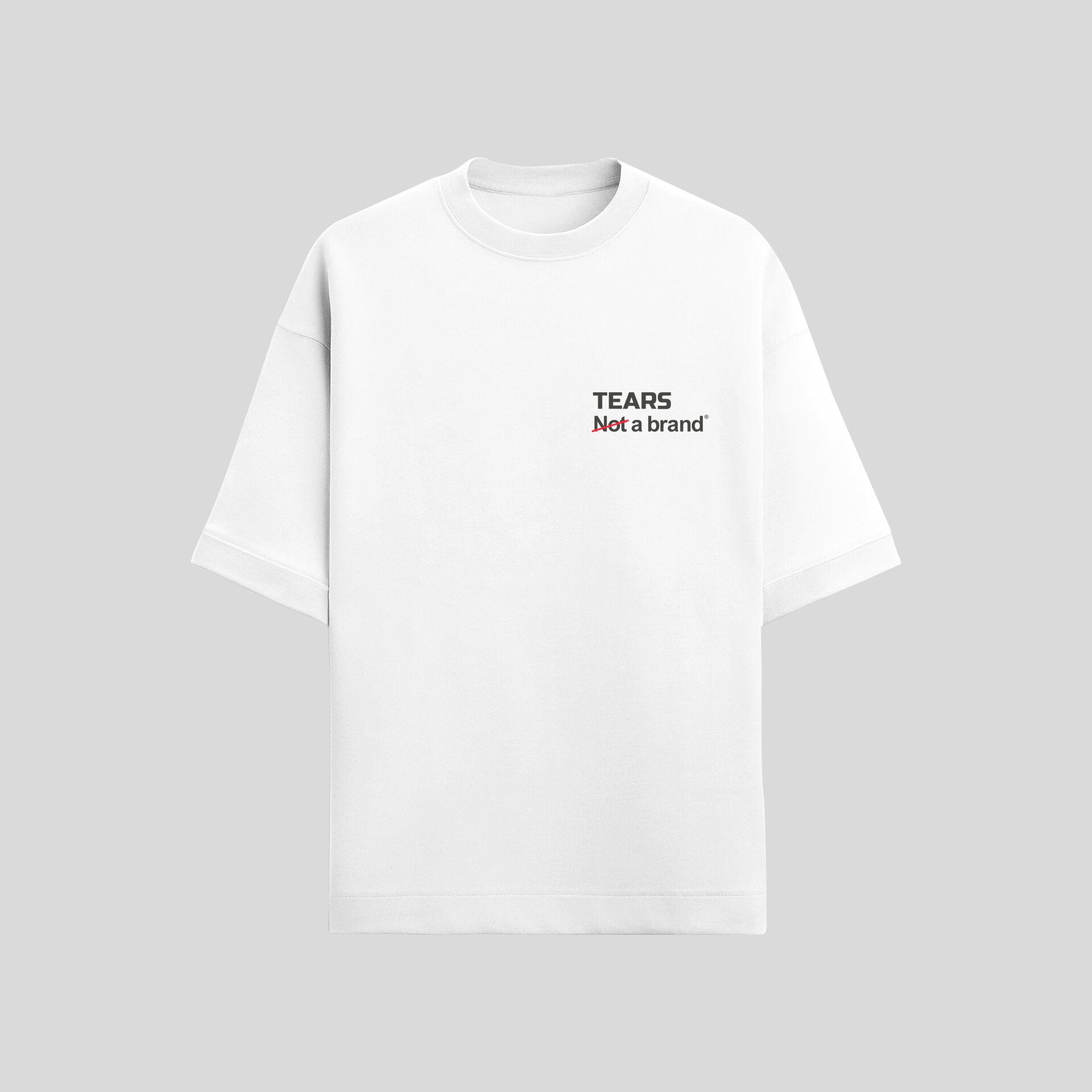 NOT A BRAND WHITE TEE - 2
