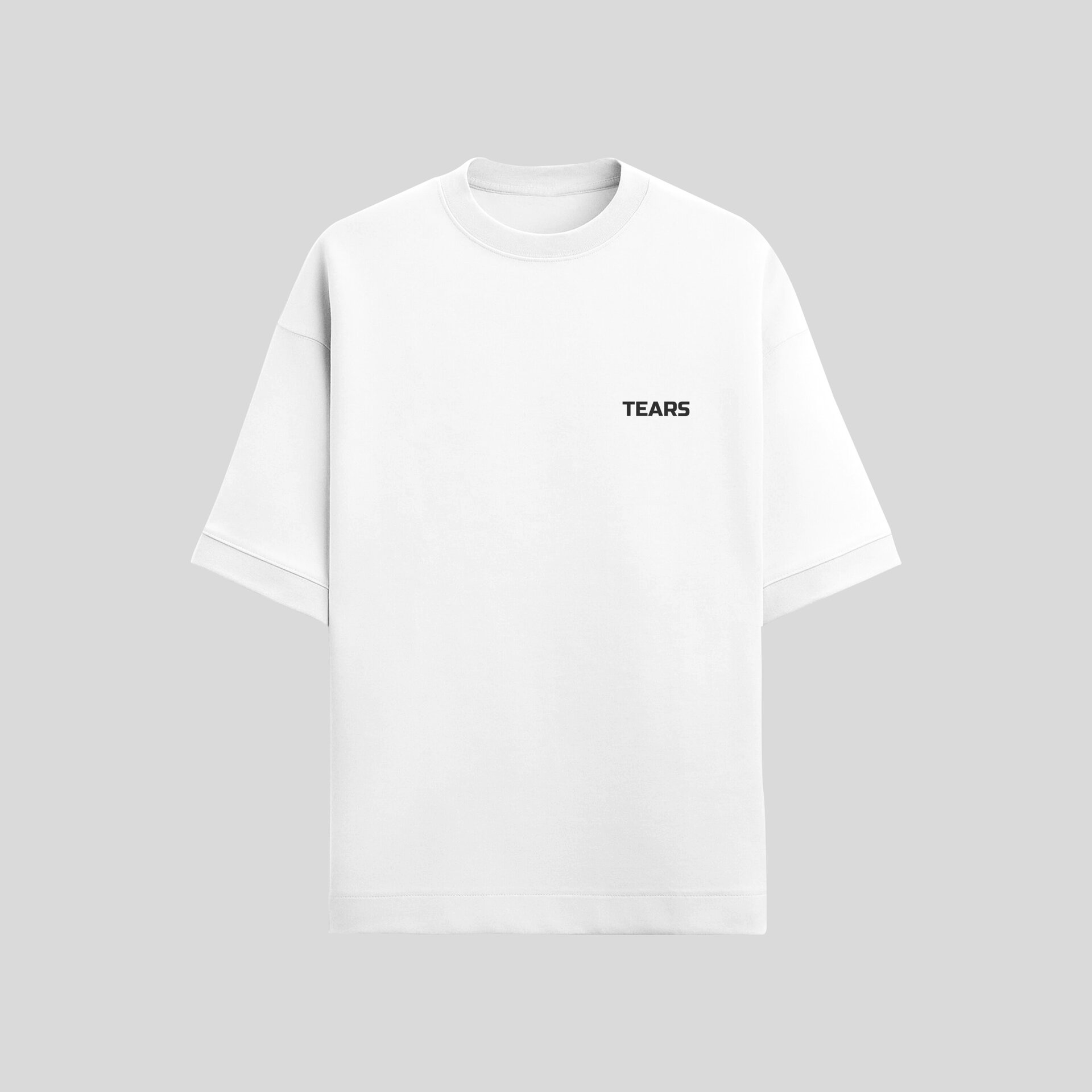 OBLIQUE WHITE OVERSIZE T-SHIRT - 2