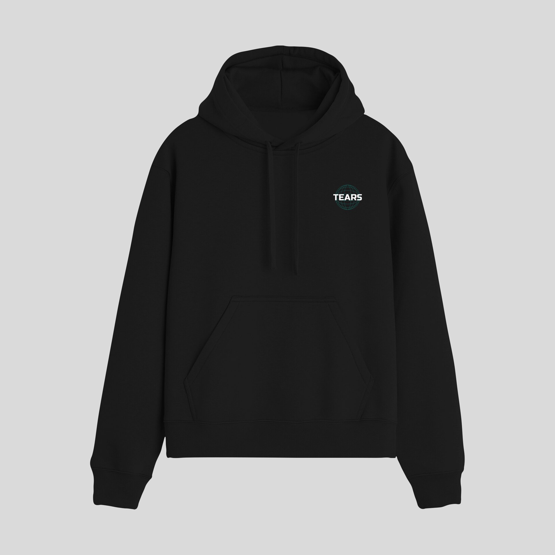 DROP1 BLACK HOODIE - 2