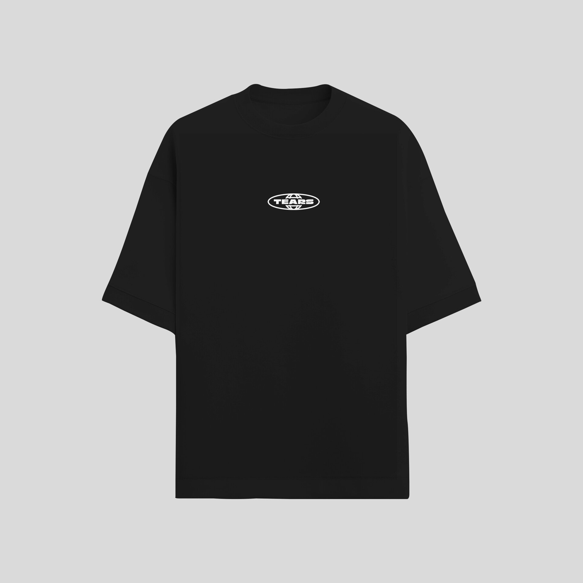 BRUTALIST BLACK TEE - 2